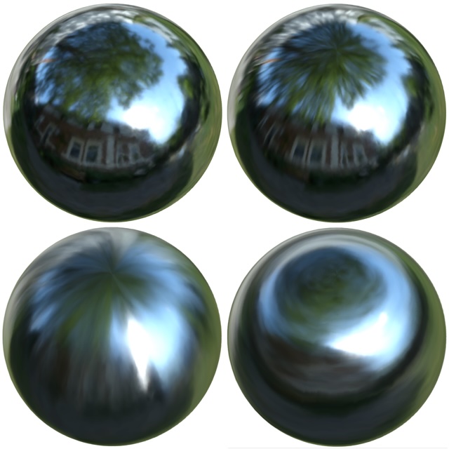 ShinyNeRF rendering of an anisotropic reflective object